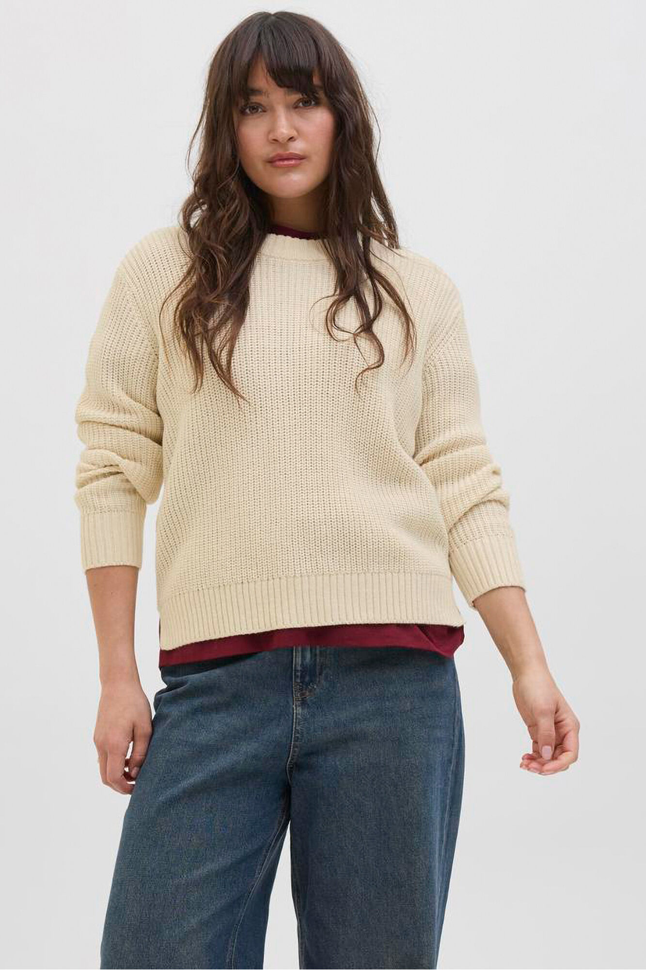 Jack & Jones Jersey b&aacute;sico de punto plano