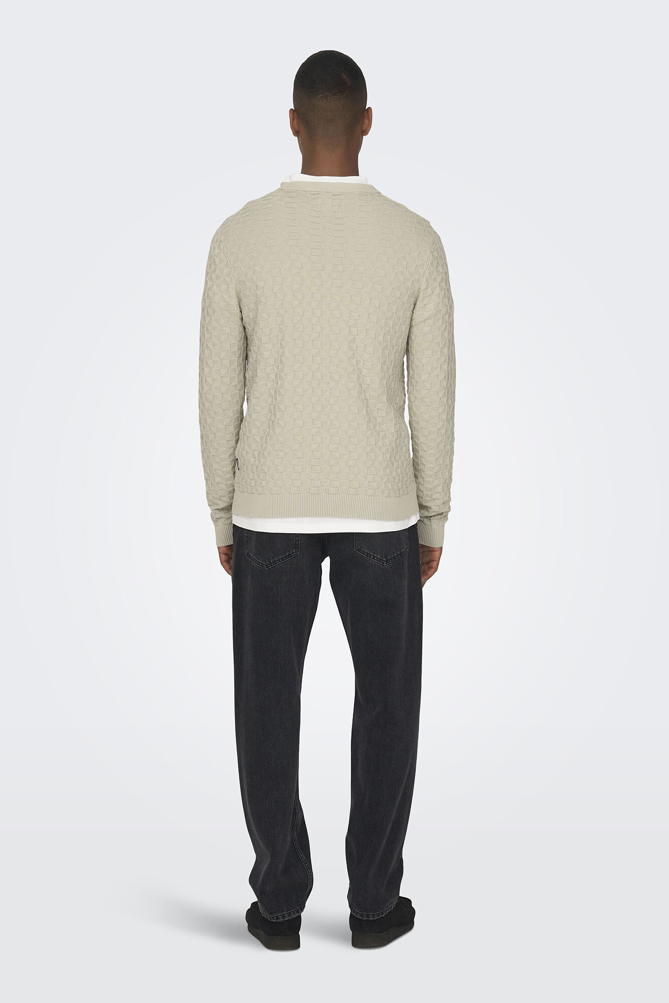 Only & Sons Jersey cuello redondo textura