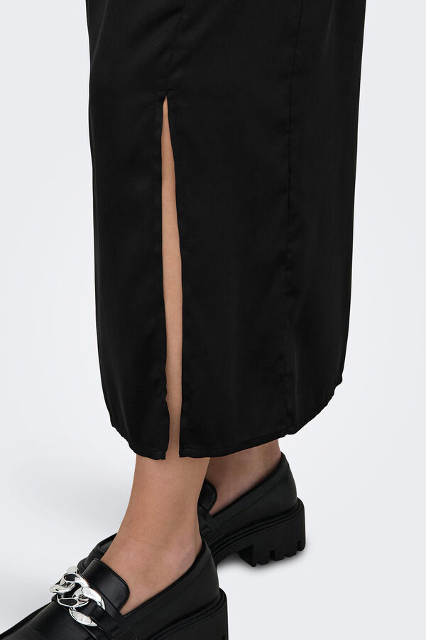 Only Saia midi abertura preto