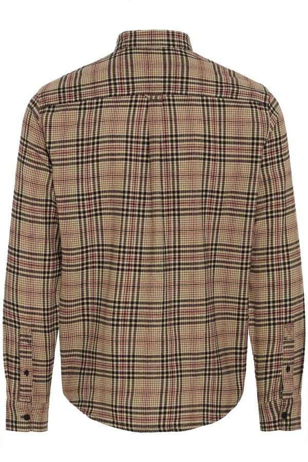Blend Camisa de cuadros negro