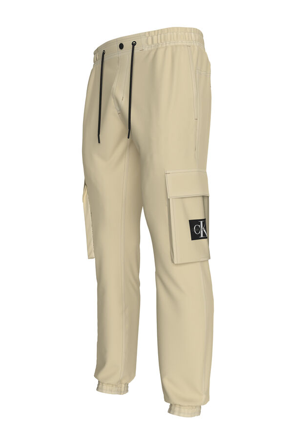 CK Jeans Pantalon jogger de hombre beige