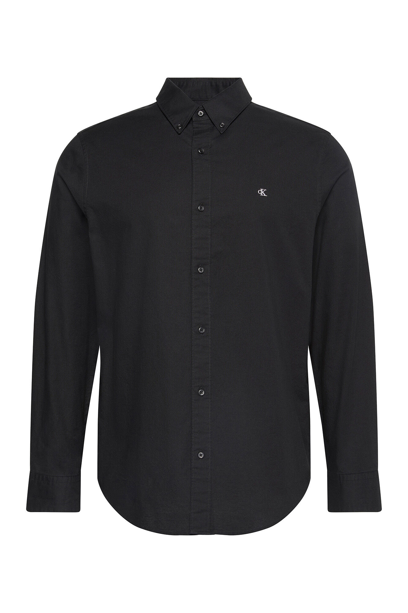 CK Jeans Camisa Oxford com logo