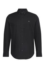 CK Jeans Camisa oxford con logo negro