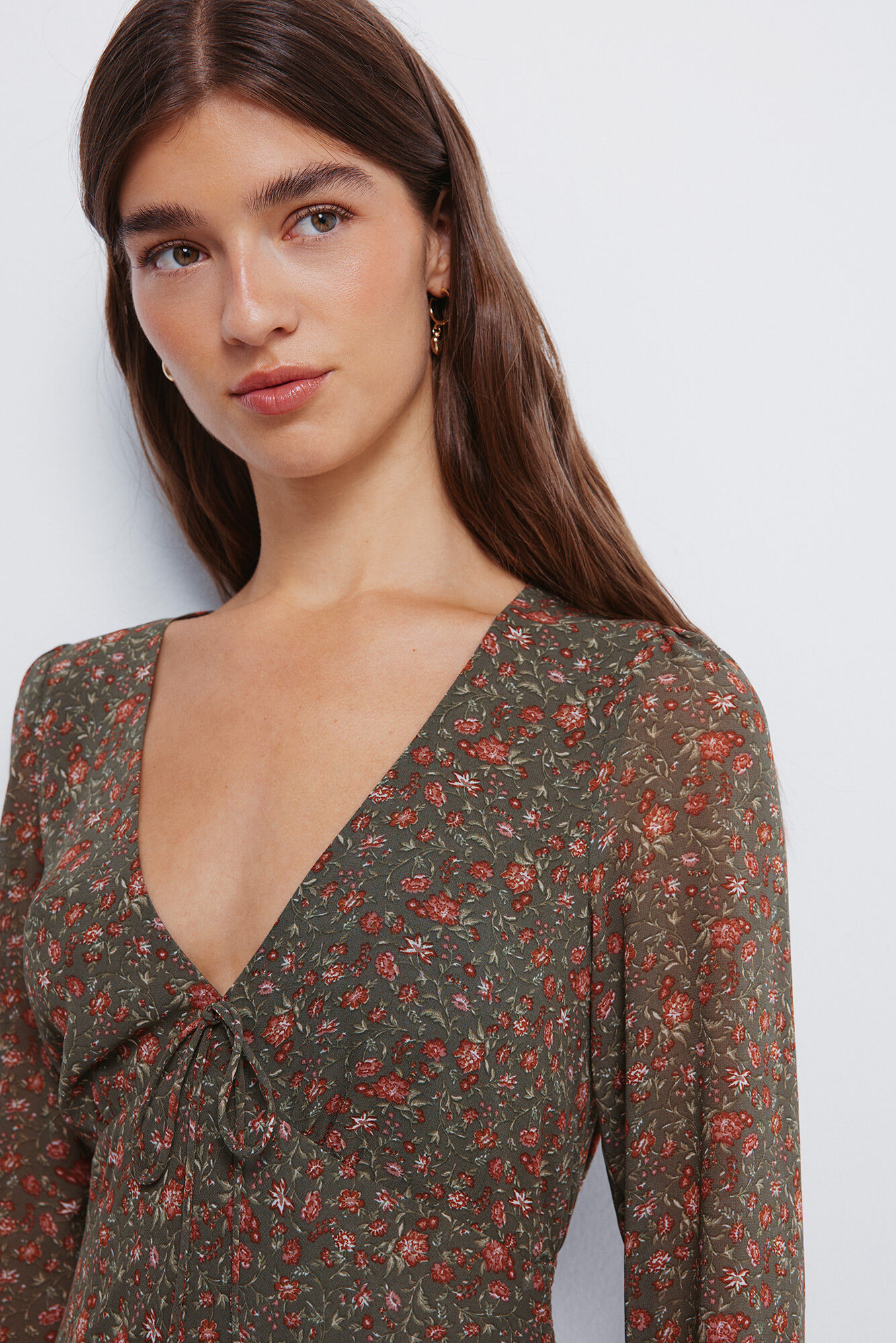 Springfield Vestido midi floral