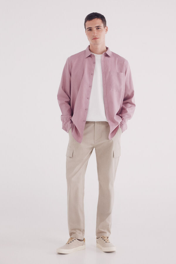 Springfield Camisa tencel naranja