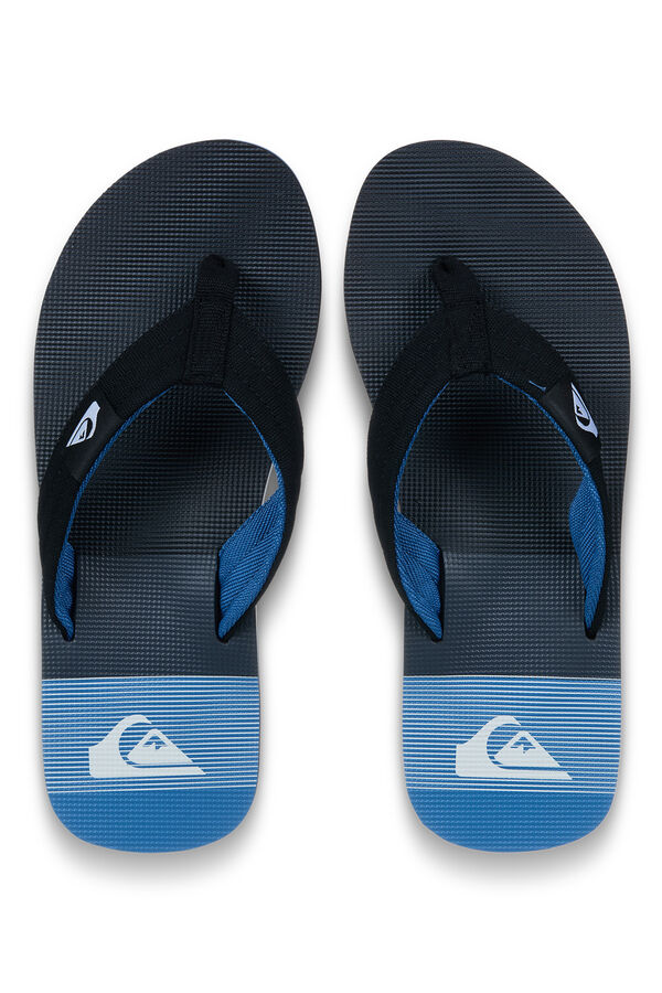 Quiksilver Sand&aacute;lias com tira de lona preto