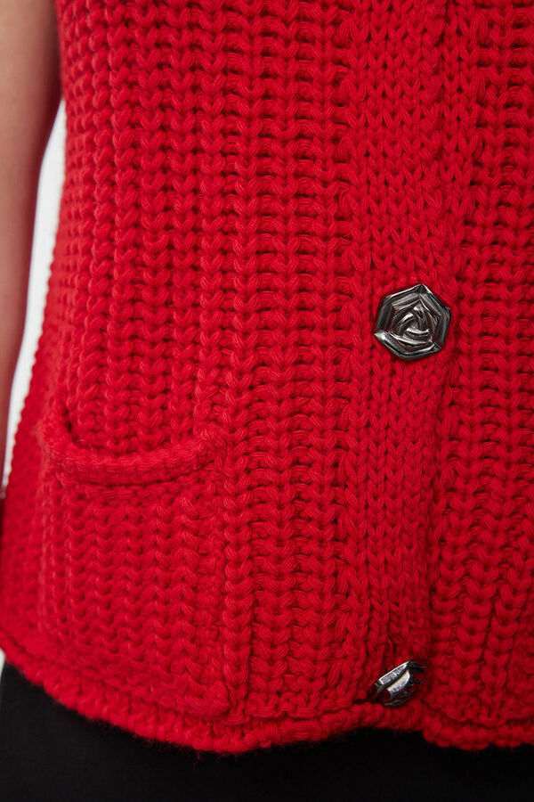 Trendyol Chaleco entallado rojo