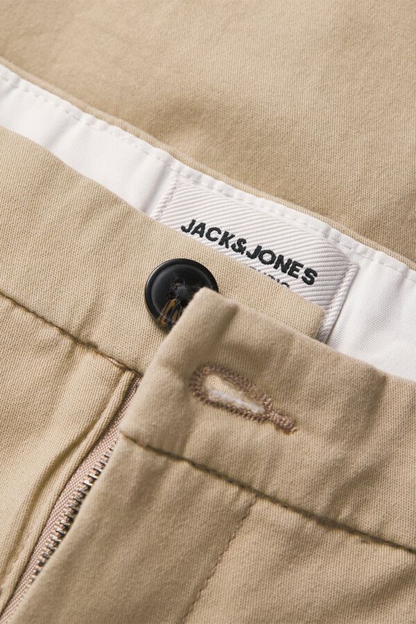 Jack & Jones PLUS Bermuda chino slim tostado