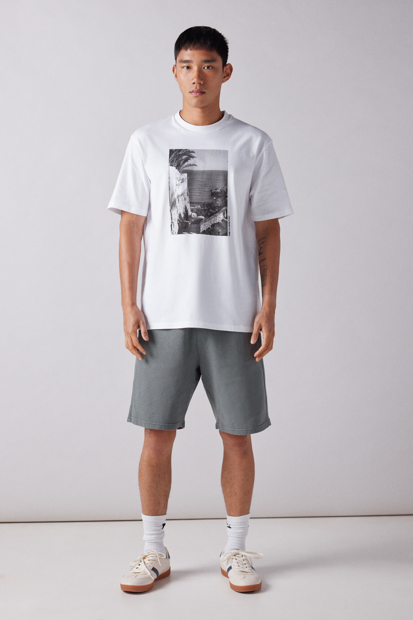 Springfield Camiseta estampado fotogr&aacute;fico