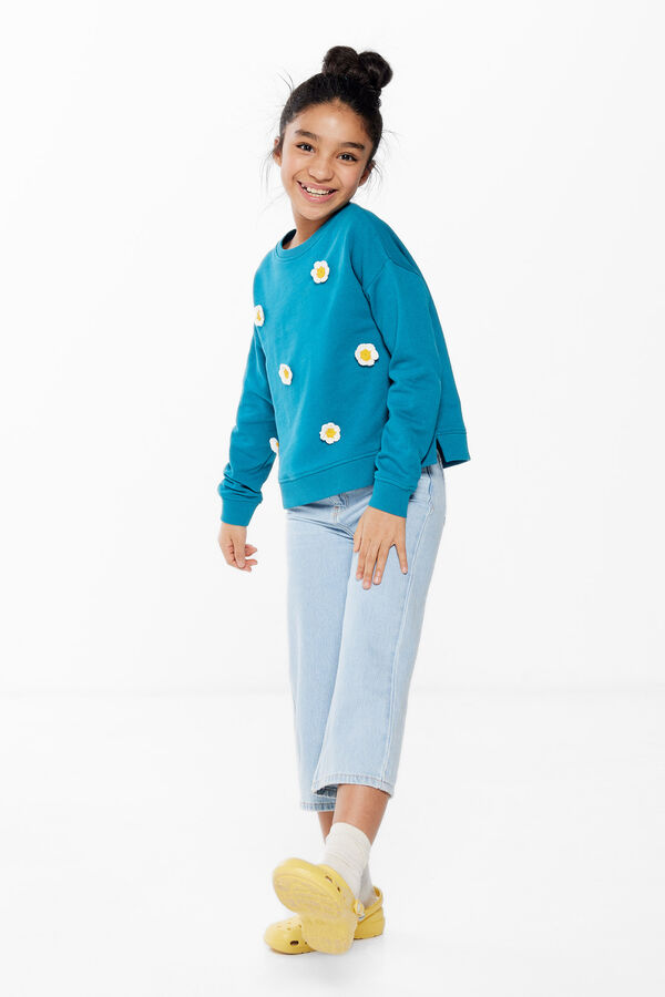 Springfield Kids Sudadera flores ni&ntilde;a estampado