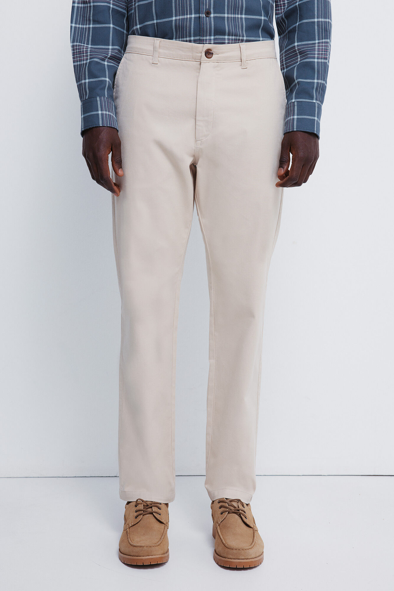 Springfield Cal&ccedil;as chino Dobby com ajuste confort&aacute;vel