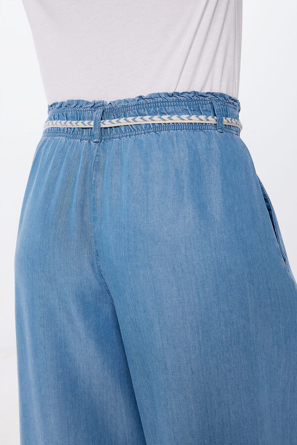 Springfield Jeans Culotte azul