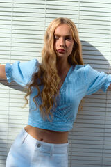 High Spirits Blusa "Sussurro" azul