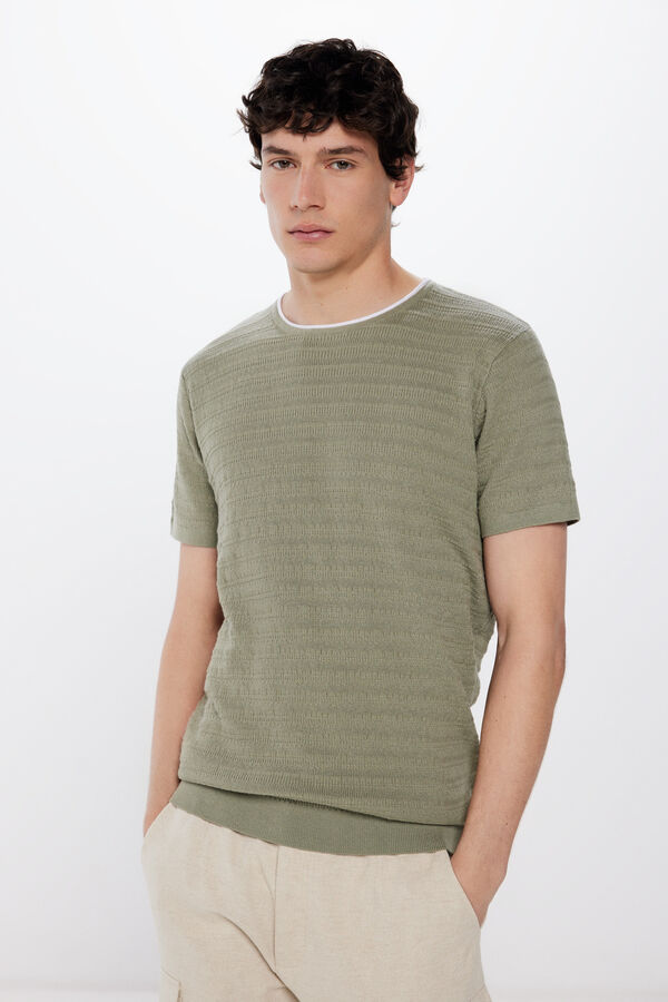 Springfield Jersey manga corta azul