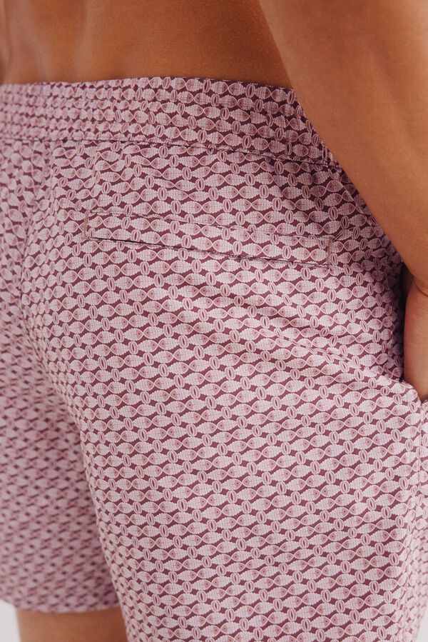 Springfield Ba&ntilde;ador estampado naranja