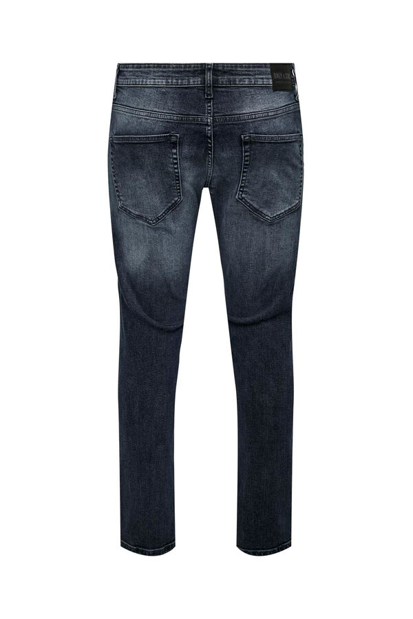 Only & Sons Jeans de hombre slim fit negro
