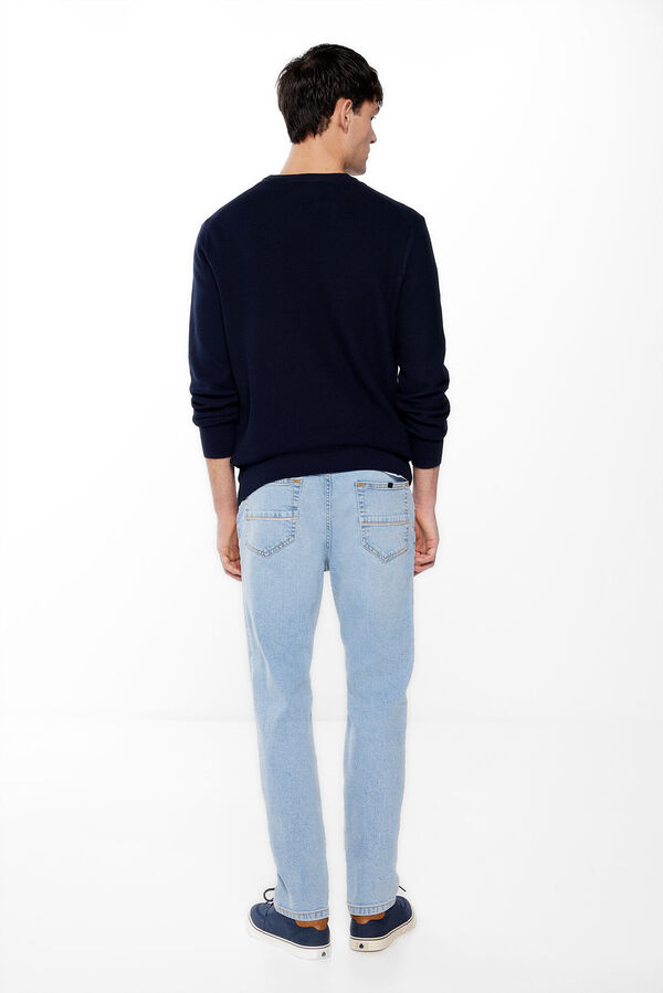 Springfield Jeans slim lavado medio claro azul