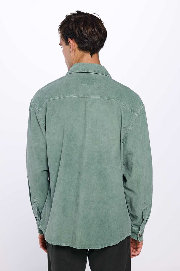 Springfield Sobrecamisa pana verde
