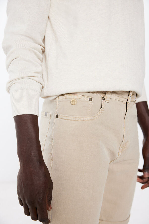 Springfield Bermuda color slim fit beige