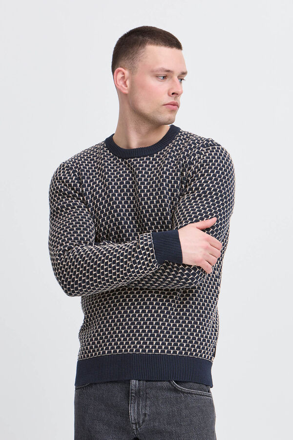 Blend Camisola de malha  azul