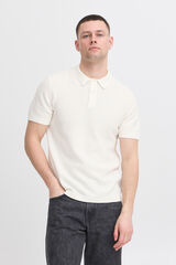 Blend Polo Punto Fino Bhaiden blanco