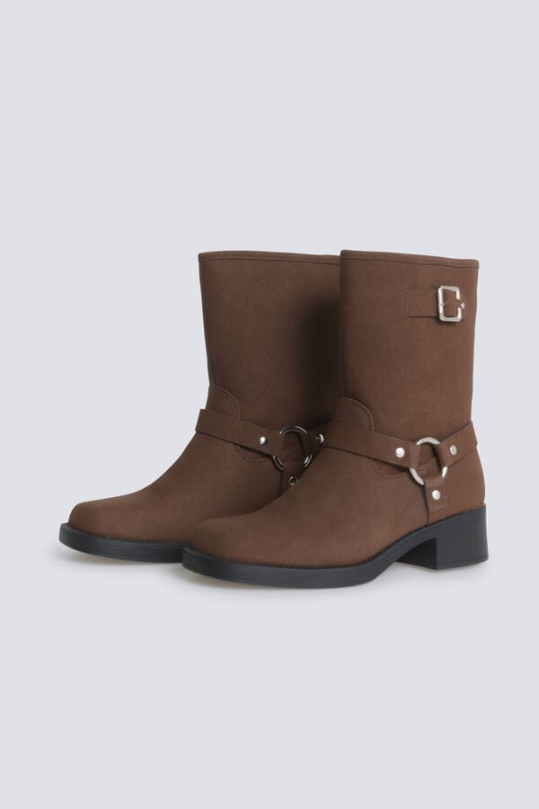 Springfield Botas motard castanhas castanho