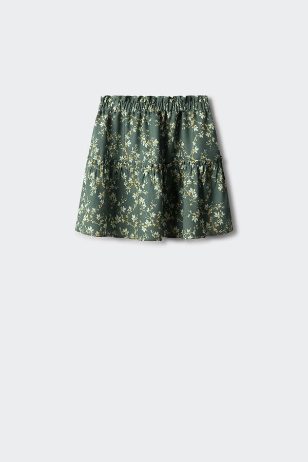 Springfield Kids Saia flores para menina verde