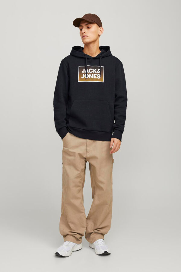 Jack & Jones Sudadera capucha est&aacute;ndar azul