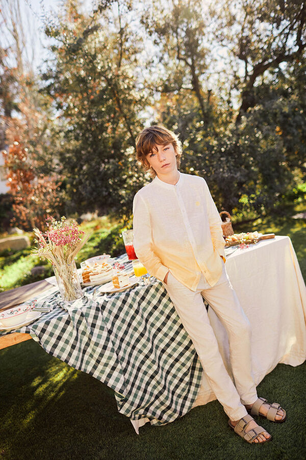 Springfield Kids Camisa de menino Dipdye estampado