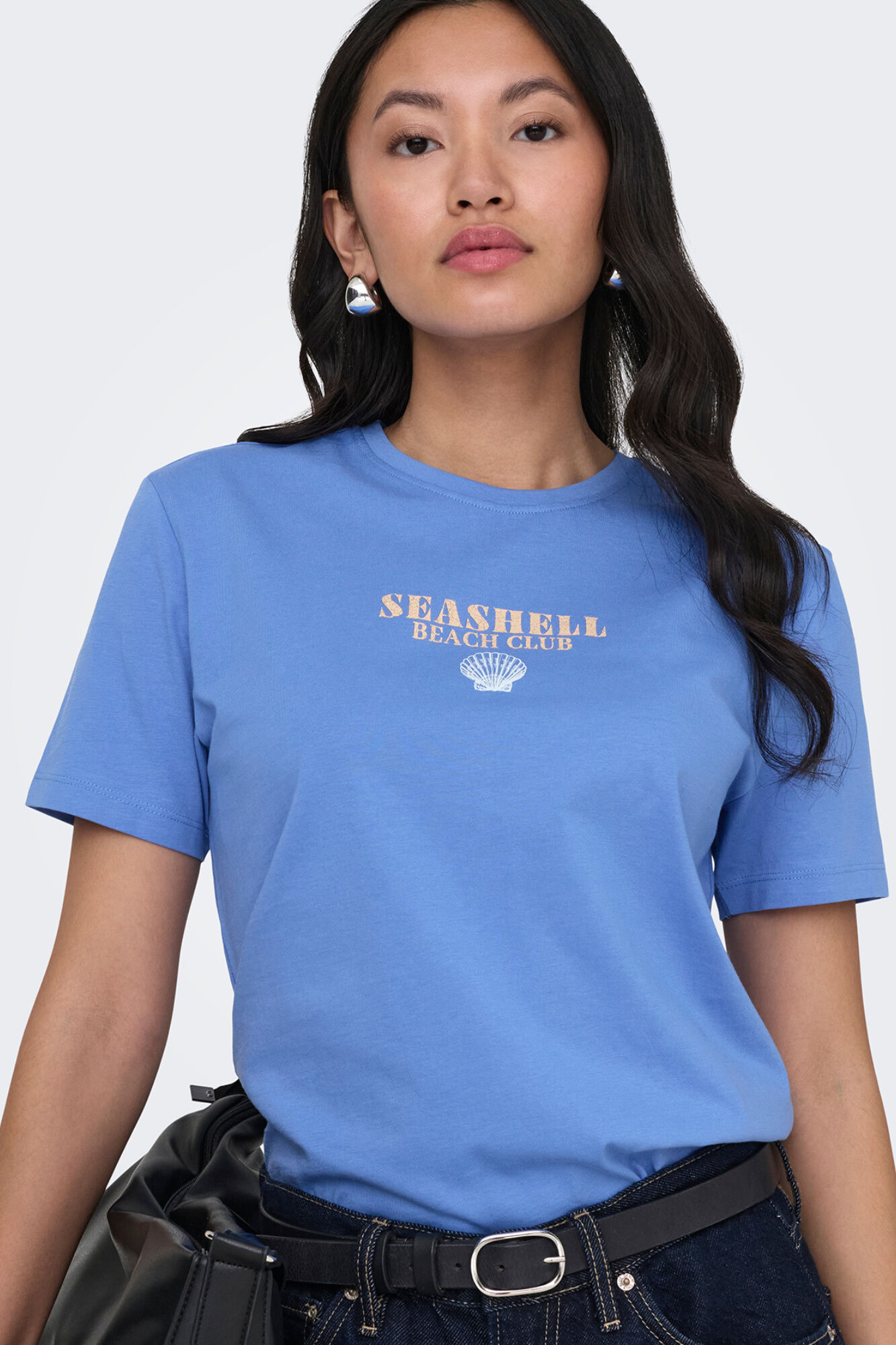 Only Camiseta estampado posterior