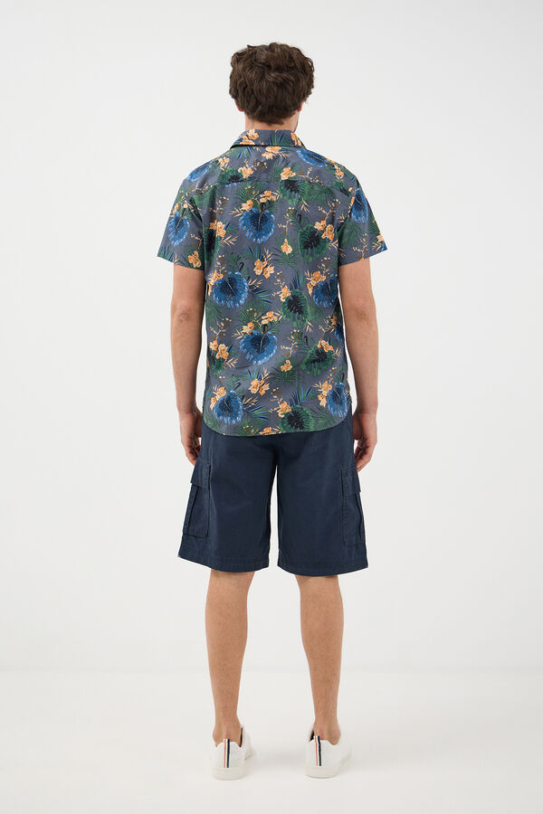 Jack & Jones Bermuda cargo relaxed fit azul