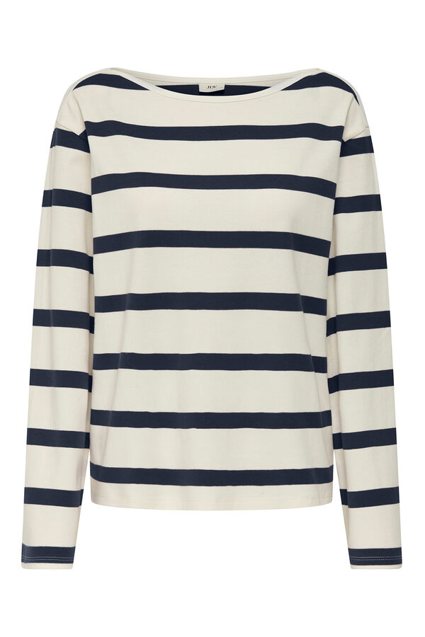 JDY Camiseta manga larga blanco