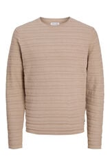 Jack & Jones Camisa de malha de regular fit bege