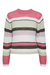 Pieces Camisola de malha suave rosa