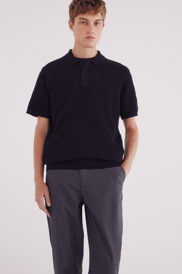 Springfield Pantal&oacute;n chino vestir comfort slim fit gris