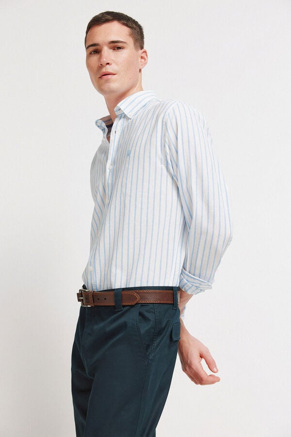 Springfield Pantal&oacute;n recto relaxed fit azul
