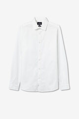 Tiffosi Camisa Slim Fit Popel&iacute;n blanco