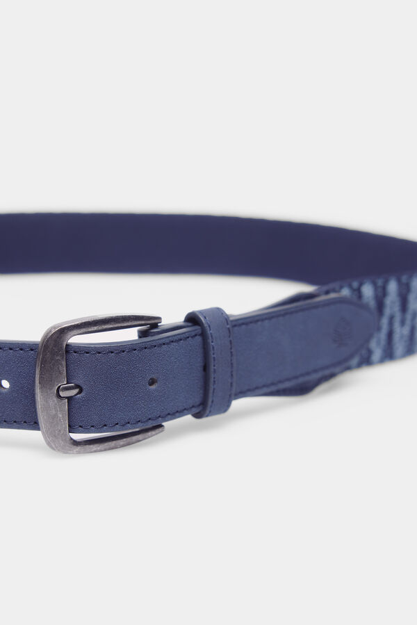 Springfield Cintur&oacute;n el&aacute;stico azul
