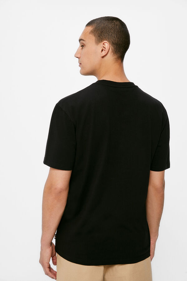Springfield Camiseta palmeras pespunte negro