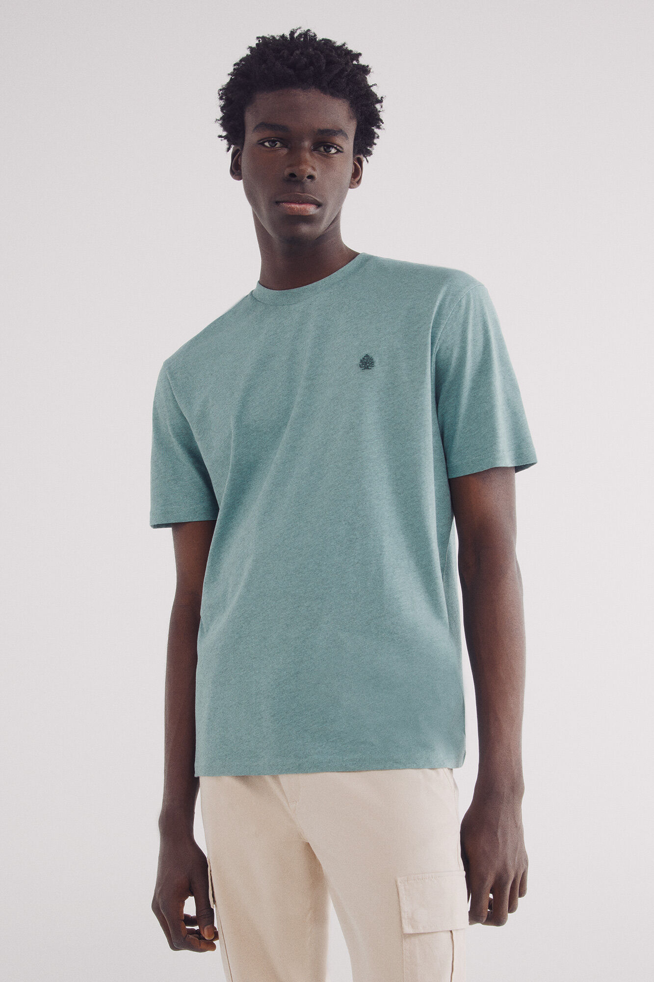 Springfield Camiseta b&aacute;sica melange