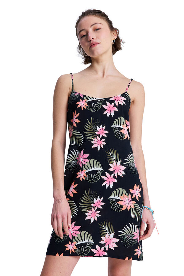 Roxy Vestido con tirantes estampado