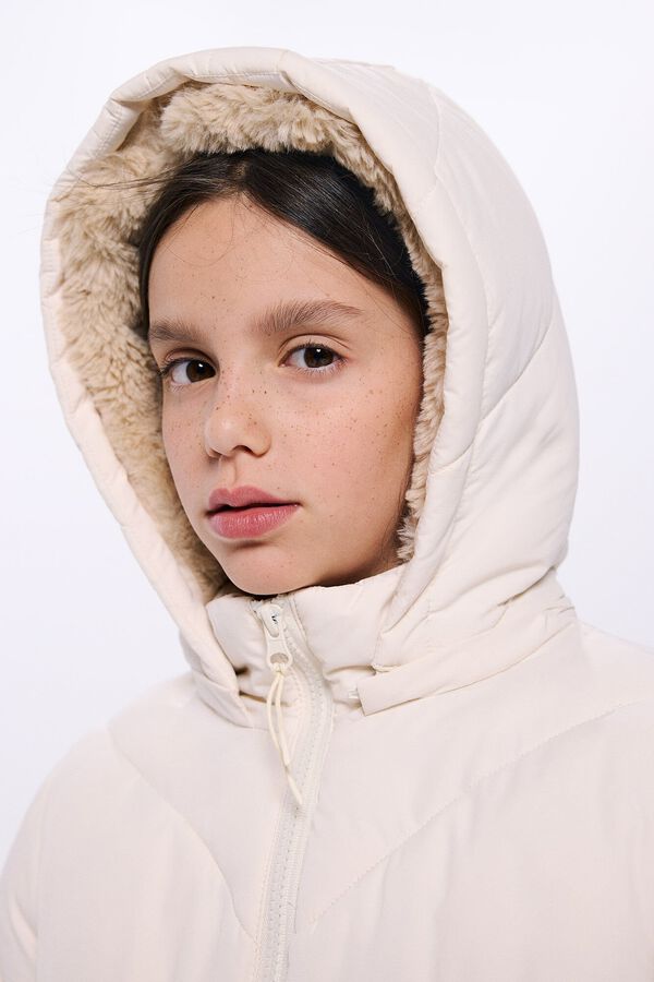 Springfield Kids Chaqueta acolchada niña beige