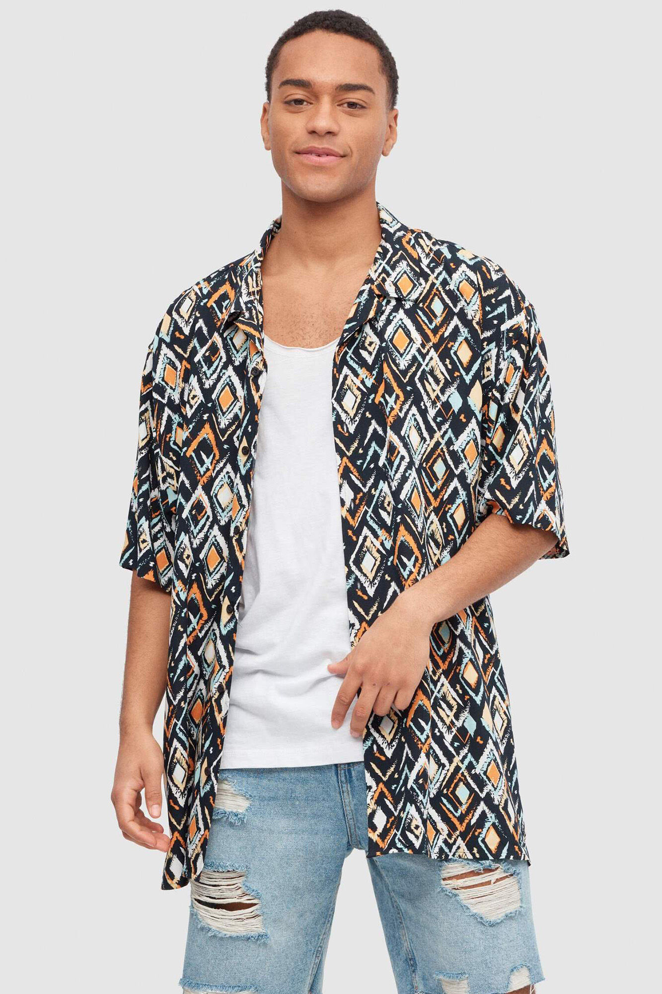 Inside Camisa Geometrico