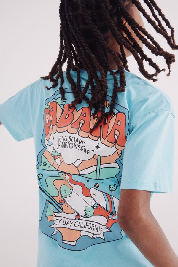 Springfield Kids Camiseta cabana ni&ntilde;o azul