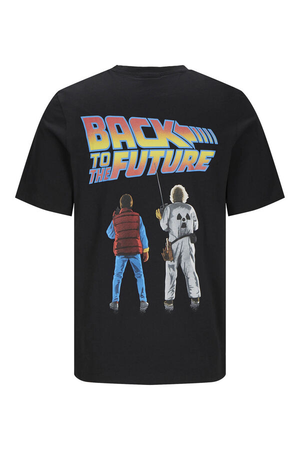 Jack & Jones Camiseta Back to the future negro