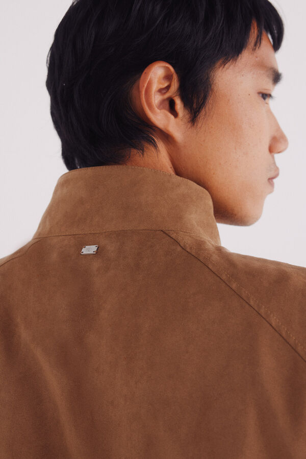 Springfield Cazadora efecto ante beige