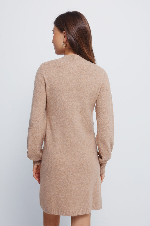 Springfield Vestido curto de malha malha cru