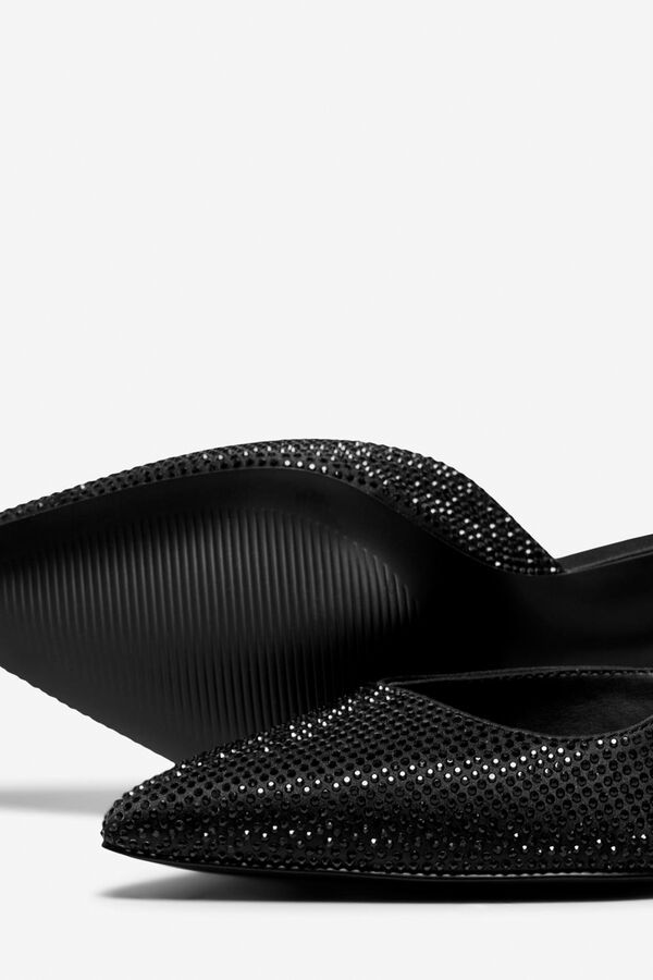 Only Zapato estileto brillante negro
