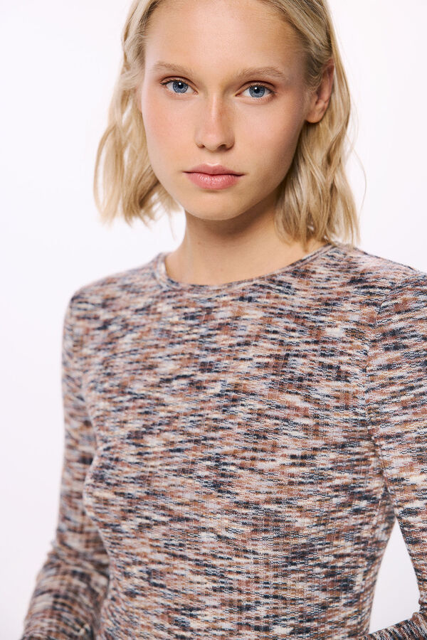 Springfield Vestido midi tubo estampado