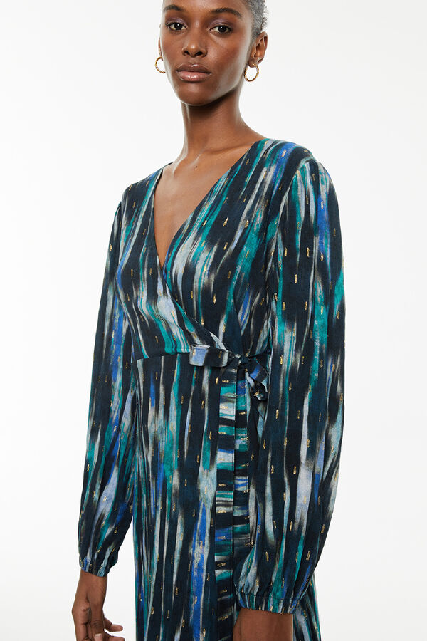 System Action Vestido mini  azul